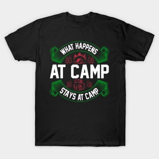 What Happens At Camp Stays At Camp T Shirt For Women Men T-Shirt